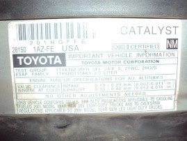 2001 TOYOTA RAV-4 , 2.0L AUTO 4WD, COLOR SILVER, STK Z15883